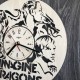 Концептуальные настенные часы в интерьере «Imagine Dragons»