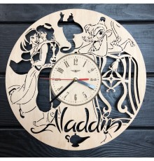 Дитячі настінні годинники з дерева «Aladdin»