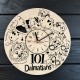 Настінні годинники з дерева в дитячу «101 далматинець»
