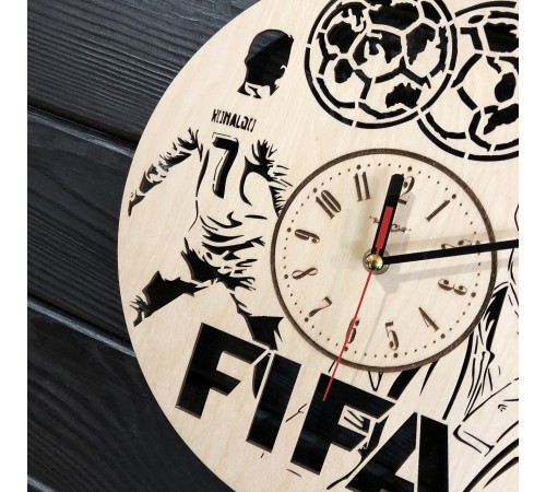 Настінні годинники із дерева «FIFA» Настінні годинники із дерева «FIFA»