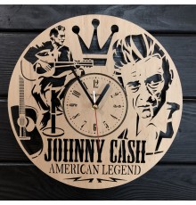 Концептуальні настінні годинники з дерева «Johnny Cash»