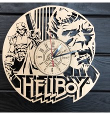 Тематические интерьерные часы настенные «Hellboy»