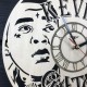 Безшумні настінні годинники з дерева «Кевін Гейтс»