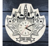 Interior wall clock in Ottawa, Canada