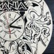 Бесшумные настенные часы из дерева «Соник»