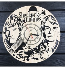 Тематические интерьерные часы настенные «Шерлок»