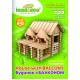 Конструктор дерев'яний для дітей Будиночок з балконом 136 дет.