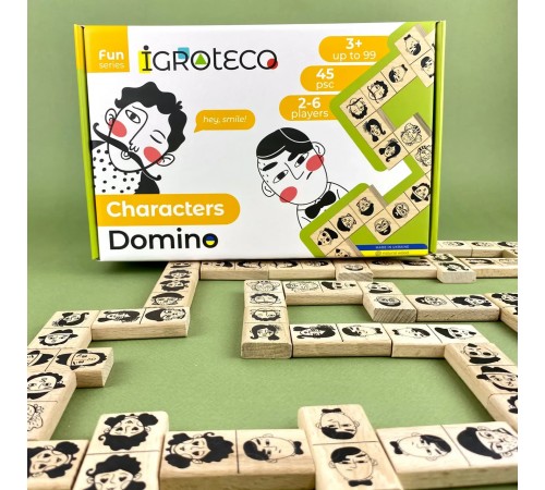 Drewniana gra w domino Drewniana gra w domino