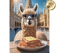 Класичний дерев'яний пазл Альпака в Мілані L Класичний дерев'яний пазл Альпака в Мілані L