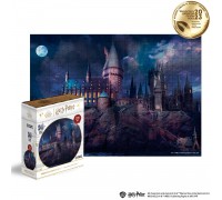 Klassisches Holzpuzzle Harry Potter Hogwarts Castle (Nacht) L