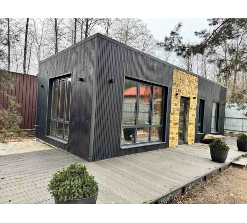 Термососна Фасадна дошка ProCoat "Імітація рейки, бруса" (Термо ялина) 120*24*2000-6000мм