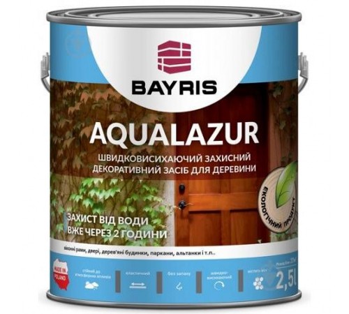 Bayris aqualasur 2.5l szary