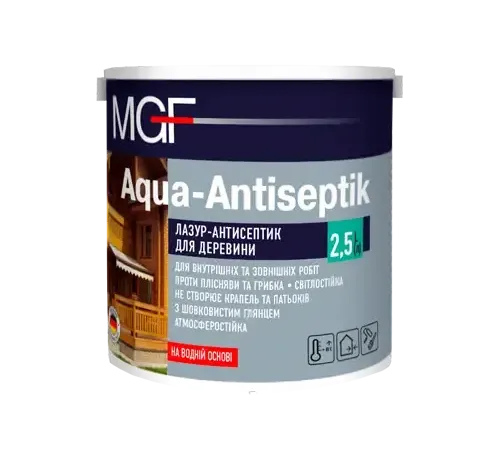 MGF Aqua-Antiseptik 2,5l palisander MGF Aqua-Antiseptik 2,5l palisander