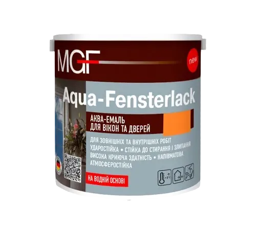 Aqua-farba do okien i drzwi MGF Aqua-Fensterlak 0,75 l Aqua-farba do okien i drzwi MGF Aqua-Fensterlak 0,75 l