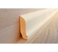 Spruce wood skirting board 60mm angled Spruce wood skirting board 60mm angled