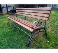 Ławka uliczna metalowa, długość 2m