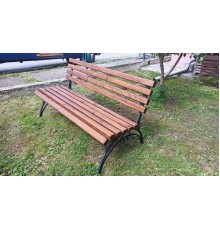 Ławka ogrodowa metalowa 1,5m