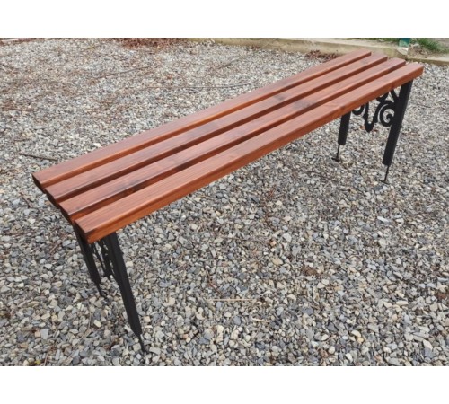 Bench 1.5m without backrest, collapsible Bench 1.5m without backrest, collapsible