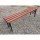 Bench 1.5m without backrest, collapsible