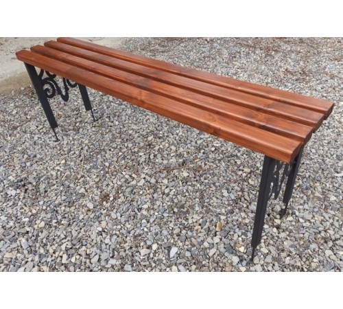 Bench 1.5m without backrest, collapsible Bench 1.5m without backrest, collapsible