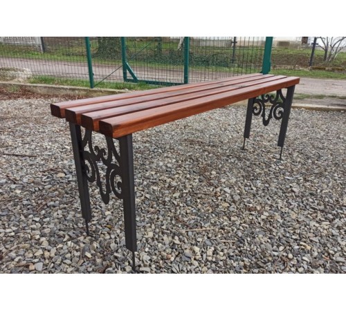 Bench 1.5m without backrest, collapsible Bench 1.5m without backrest, collapsible