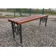 Bench 1.5m without backrest, collapsible
