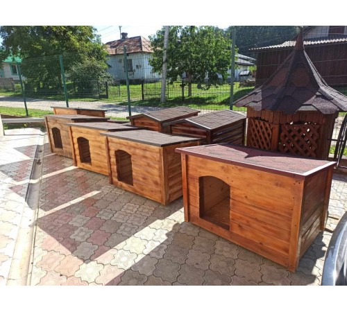 Ocieplana, jednospadowa buda dla małego psa Ocieplana, jednospadowa buda dla małego psa