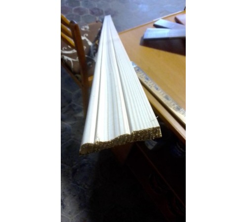 Skirting board 90mm shaped spruce wood Skirting board 90mm shaped spruce wood