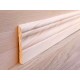Skirting board 90mm shaped spruce wood
