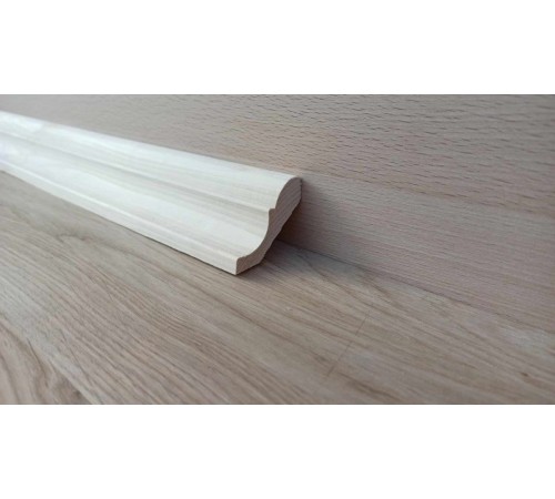 Wooden skirting board 60mm made of spruce
