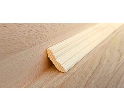 Wooden skirting board euro 45mm clean