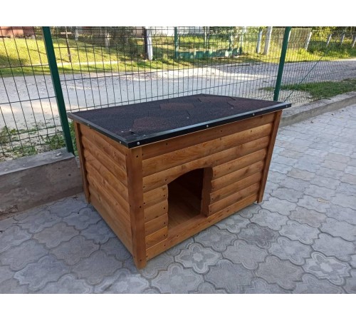 Średniej wielkości buda dla psa, nieocieplona, jednopiętrowa Średniej wielkości buda dla psa, nieocieplona, jednopiętrowa