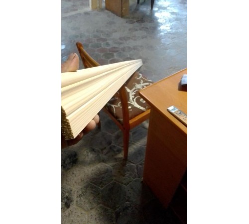 Zierleiste aus Holz 90mm gemustert smereka 2,2m Zierleiste aus Holz 90mm gemustert smereka 2,2m