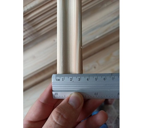 Listwa przypodłogowa 30mm gładka świerk