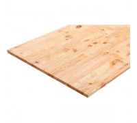 Półka, łączona na mikrowczepy, szlifowana sosna HV, 18x250x1200 mm, 0,3 m²