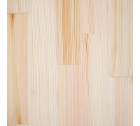 Tischplatte aus verleimter, geschliffener A/A-Kiefermöbelplatte, 18x600x1200 mm, 0,72 m²