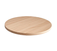 Round 40 mm ash tabletop, sanded, 600 mm in diameter, solid lamella, unpainted