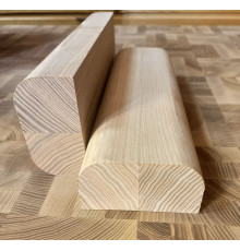 Unterbaluster aus massiver Esche, 40 x 80 x 2500 mm