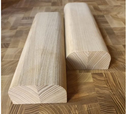 Unterbaluster aus massiver Esche, 40 x 80 x 1000 mm