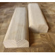 Unterbaluster aus massiver Esche, 40 x 80 x 1000 mm
