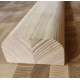 Unterbaluster aus massiver Esche, 40 x 80 x 1000 mm