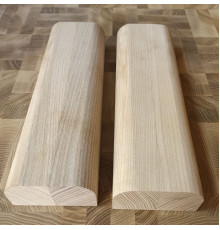 Unterbaluster aus massiver Esche, 40 x 80 x 1500 mm