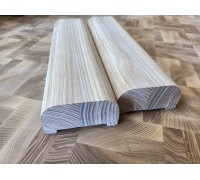 Поручни цельноламельные из ясеня 40x80x2000 мм
