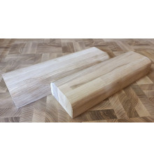 Unterbaluster aus Esche, geschmolzen, 40 x 80 x 4000 mm