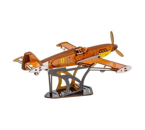 Деревянный 3D конструктор Истребитель Bf 109 Деревянный 3D конструктор Истребитель Bf 109
