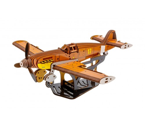 Деревянный 3D конструктор Истребитель Bf 109 Деревянный 3D конструктор Истребитель Bf 109
