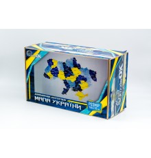 Мапа України синьо-жовта