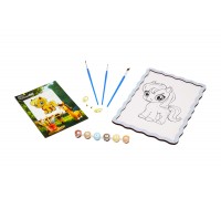 A4-size painting-by-numbers kit "Pony"