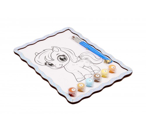 A4-size painting-by-numbers kit "Pony"