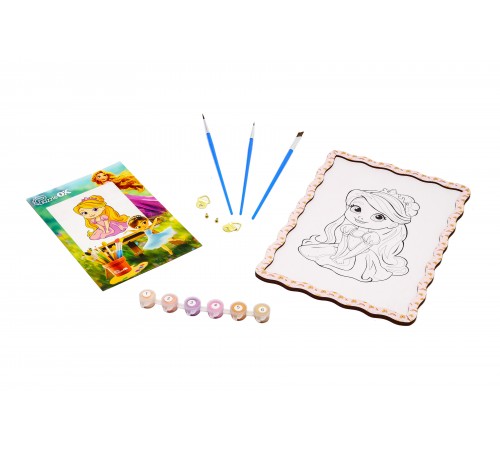 A4-size painting-by-numbers kit "Princess"